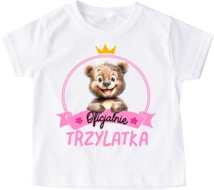 koszulka urodzinowa dla dziewczynki (3latka)