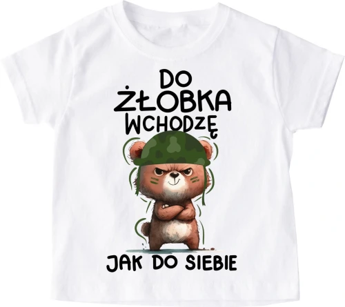 koszulka dla chłopca do żłobka