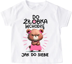 koszulka dla dziewczynki do żłobka 