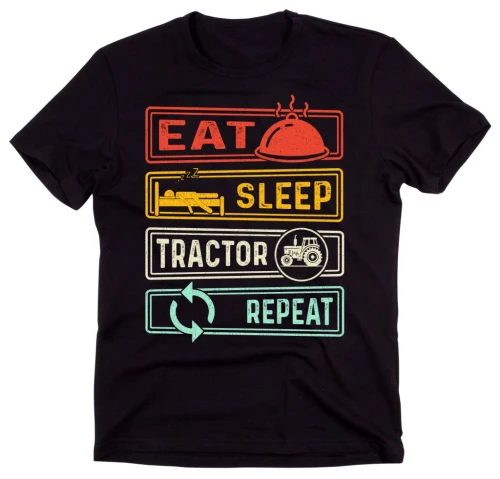 koszulka dla ROLNIKA EAT SLEEP TRACTOR.webp