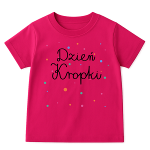 Różowa koszulka na DZIEŃ KROPKI 