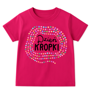 Różowa koszulka na DZIEŃ KROPKI