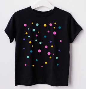 Koszulka w kolorowe kropki - WZÓR KOLOROWE KROPKI4