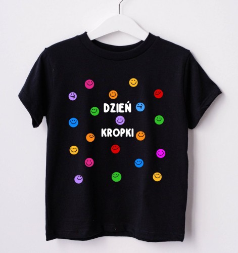 Koszulka dla dziecka na dzień kropki - w śmieszne kropki.jpg