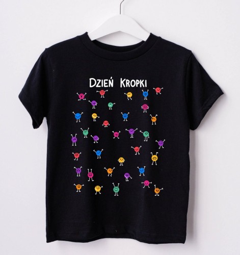 Koszulka dla dziecka na dzień kropki - w śmieszne kropki.jpg