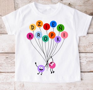 Koszulka dla dziecka w kropki na DZIEŃ KROPKI DO przedszkola - WZÓR KROPKI33