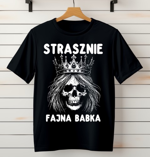 Damska koszulka na prezent - strasznie fajna babka.jpg