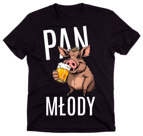 Koszulki na wieczór kawalerski dla pana młodego - PAN MŁODY.jpg