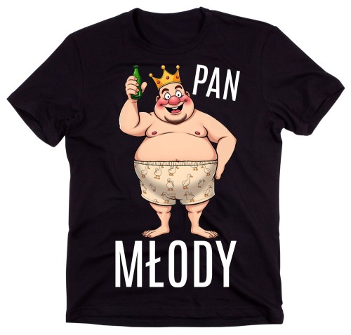 Śmieszna męska na wieczór kawalerski - PAN MŁODY.jpg