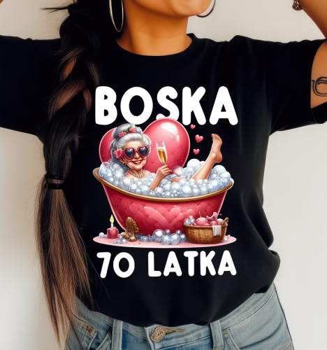 Damska koszulka na 70 urodziny.png