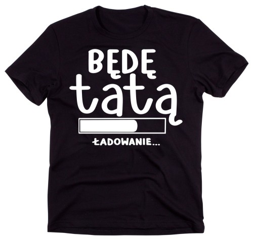 Męska koszulka BĘDĘ TATĄ dla przyszłego Taty - TATA ŁADOWANIE.jpg
