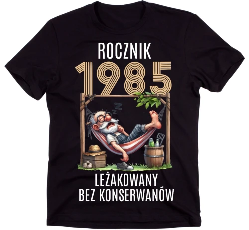 KOSZULKA MĘSKA NA 40 ROCZNIK 1985.webp
