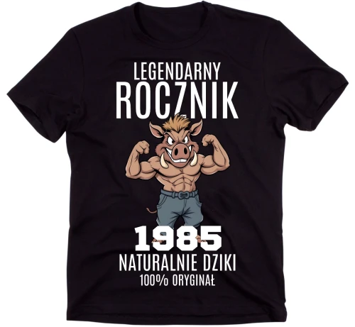 KOSZULKA MĘSKA LEGENDARNY ROCZNIK 1985.webp