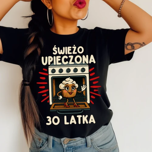CZARNA DAMSKA ŚWIEŻO UPIECZONA 30 LATKA.webp