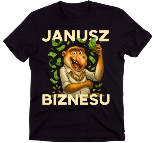 KOSZULKA CZARNA JANUSZ BIZNESU.webp