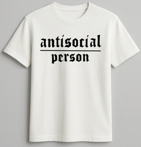 Koszulka biała antisocial person