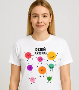 Damska koszulka na Dzień kropki 