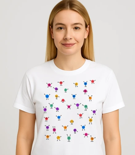 Damska koszulka na Dzień kropki .webp