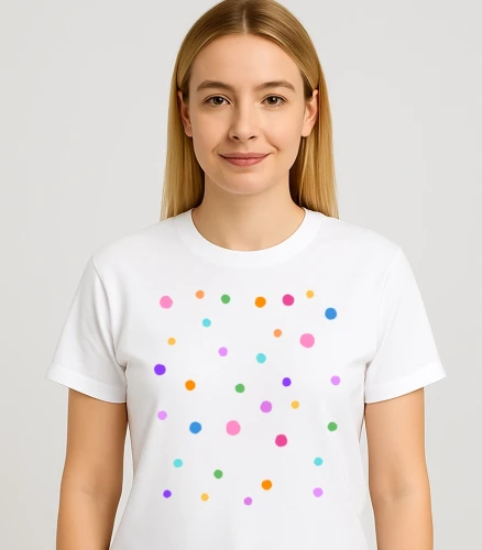 Damska koszulka na Dzień kropki .webp