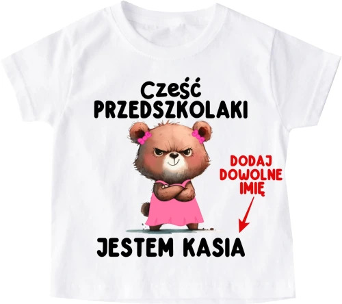 KOSZULKA DLA PSZEDSZKOLAKA CZEŚĆ PRZEDSZKOLAKI.webp