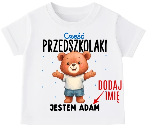 KOSZULKA CZEŚĆ PRZEDSZKOLAKI JESTEM.webp