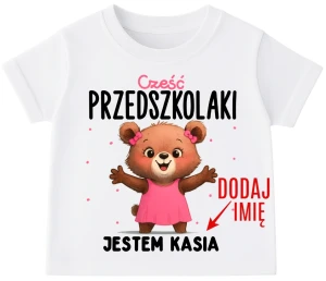 Koszulka dla dziewczynki  do przedszkola 