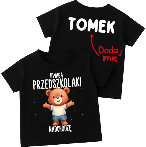 koszulka dla przedszkolaka uwaga przedszkolaki nadchodzę a.webp