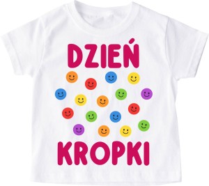 Koszulka na Dzień Kropki dla DZIEWCZYNKI 