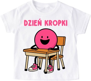 Koszulka na Dzień Kropki dla DZIEWCZYNKI