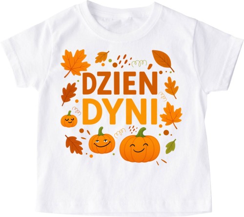 KOSZULKA DLA DZIECKA z napisem dzień dyni