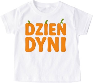 KOSZULKA DLA DZIECKA z napisem dzień dyni