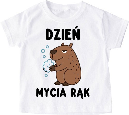 Koszulka na Dzień Mycia Rąk Z KAPIBARĄ