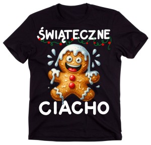 Męska koszulka świąteczna na prezent - ŚWIĄTECZNE CIACHO