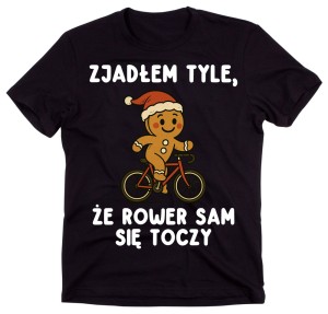 Koszulka dla faceta lubiącego jeździć na rowerze na prezent na święta pod choinkę 