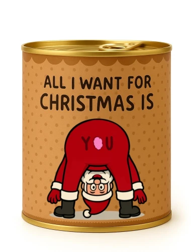 świąteczna puszka na prezent z mikołajem.webp