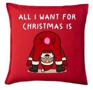 Świąteczna poduszka ALL I WANT FOR CHRISTMAS IS YOU