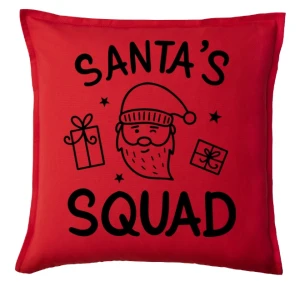 Świąteczna poduszka SANTA'S SQUAD