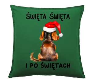 Świąteczna poduszka ŚWIĘTA ŚWIĘTA I PO ŚWIĘTACH