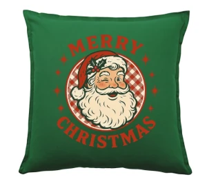 Świąteczna poduszka MERRY CHRISTMAS Z MIKOŁAJEM