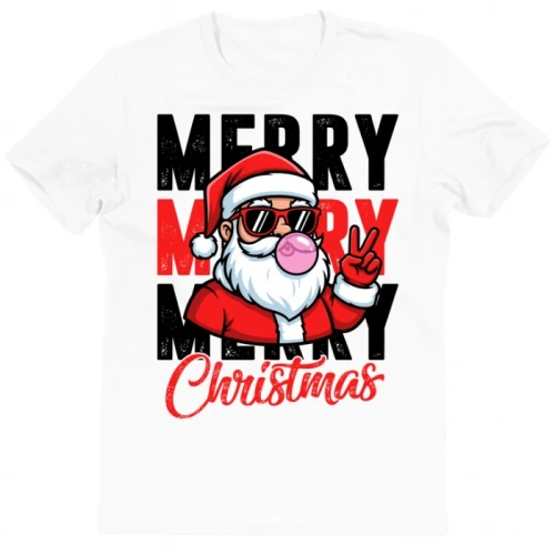 świąteczna koszulka z mikolajem merry merry chris11.webp