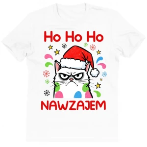 Fajna koszulka świąteczna HO HO HO NAWZAJEM Z9