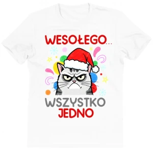Fajna koszulka świąteczna WESOŁEGO WSZYSTKO JEDNO Z10