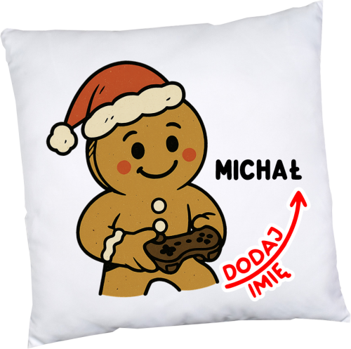 Poduszka świąteczna z imieniem ma mikołajki klasowe na prezent na Mikołajki w klasie.png