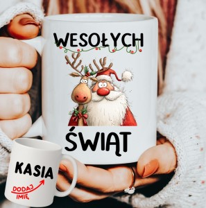 Kubek świąteczny na prezent na Mikołajki.JPG