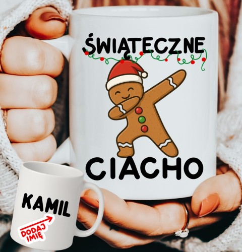 Personalizowany Kubek ŚWIĄTECZNE CIACHO na prezent na Mikołajki dla kolegów z pracy na prezent.JPG
