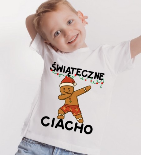 Koszulka dla chłopczyka na Mikołajki - ŚWIĄTECZNE CIACHO
