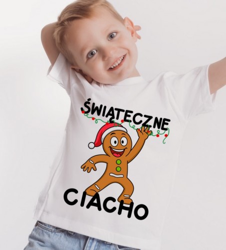 Koszulka dziecięca dla chłopczyka - świąteczne ciacho.jpg