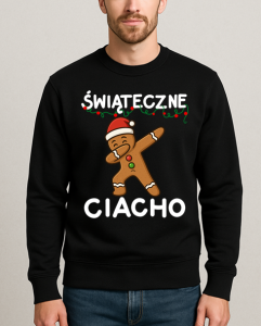 Bluza świąteczna męska Świąteczne ciacho.png