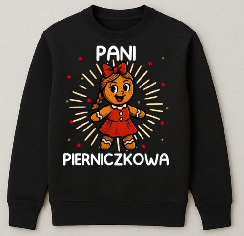 Świąteczna bluza damska - Pani pierniczkowa