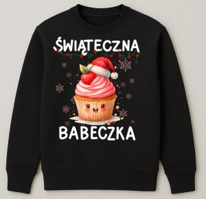 Świąteczna bluza damska - ŚWIĄTECZNA BABECZKA.jpg